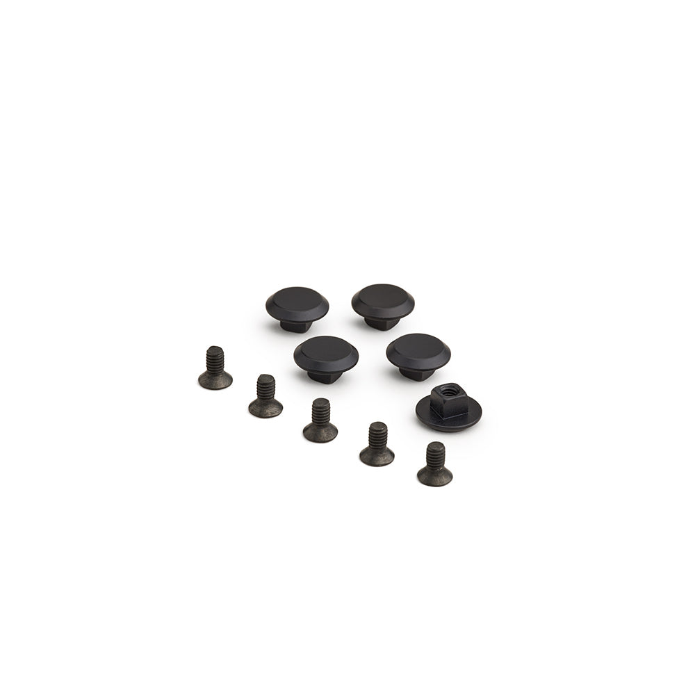 5-piece Black Anodised Aluminium Threaded Rivets: Spares | Brooks
