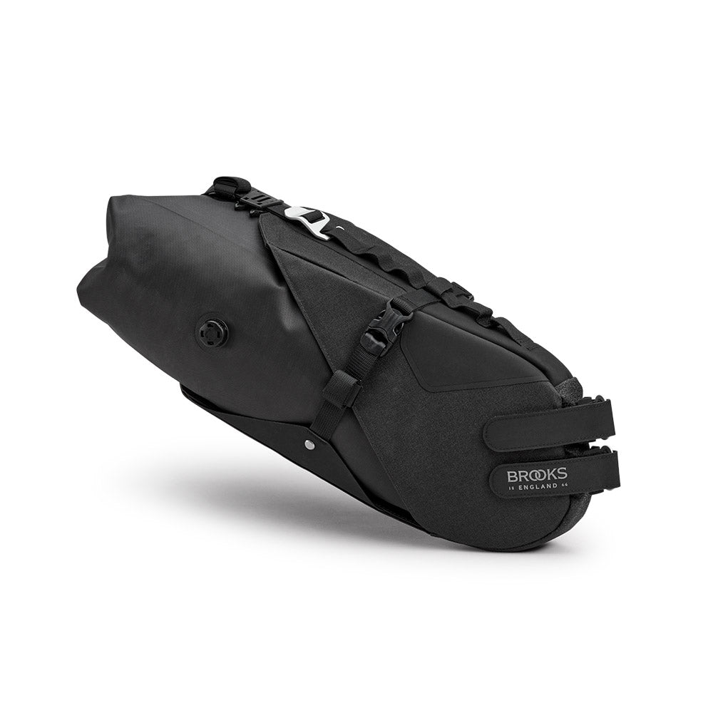 Scape Seat Bag: Black Waterproof Bikepacking Bag | Brooks England