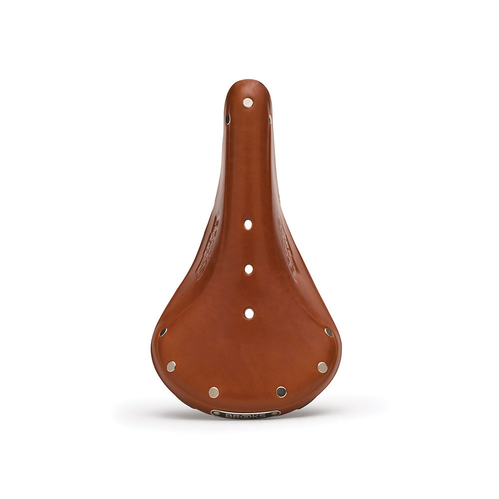 B17 Narrow Leather Bike Saddle: Honey Sporty Touring Seat | Brooks