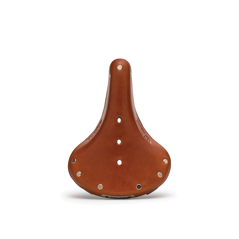 B17 Short Leather Bike Saddle: Honey Women's Touring Seat | Brooks