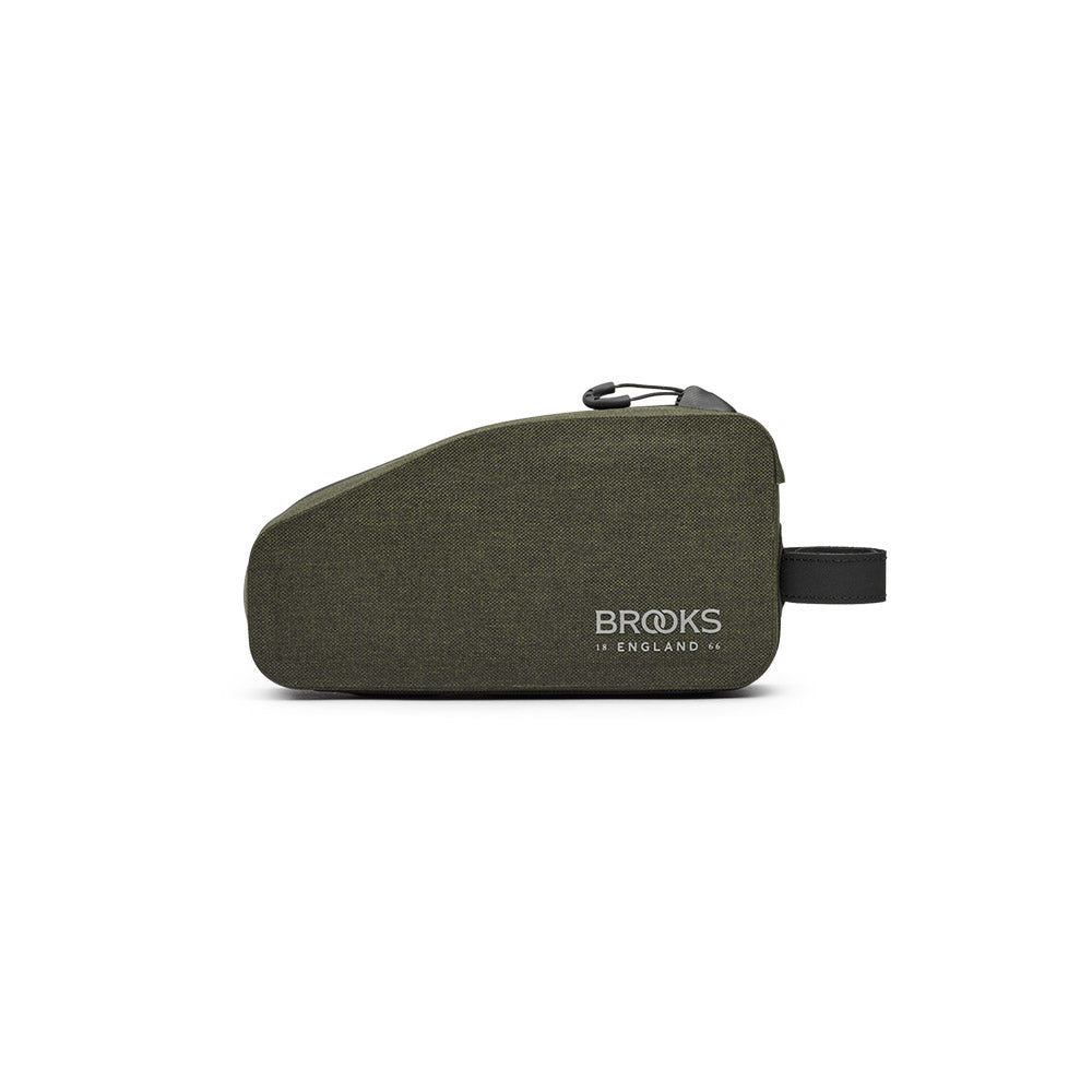 Mud Green Scape Top Tube Bike Bag | Brooks England