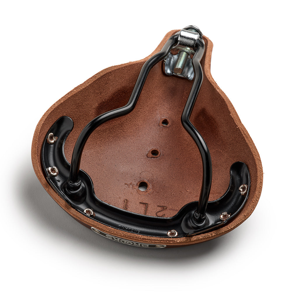 B17 Short Leder Fahrradsattel: Brauner Damensitz für Touring