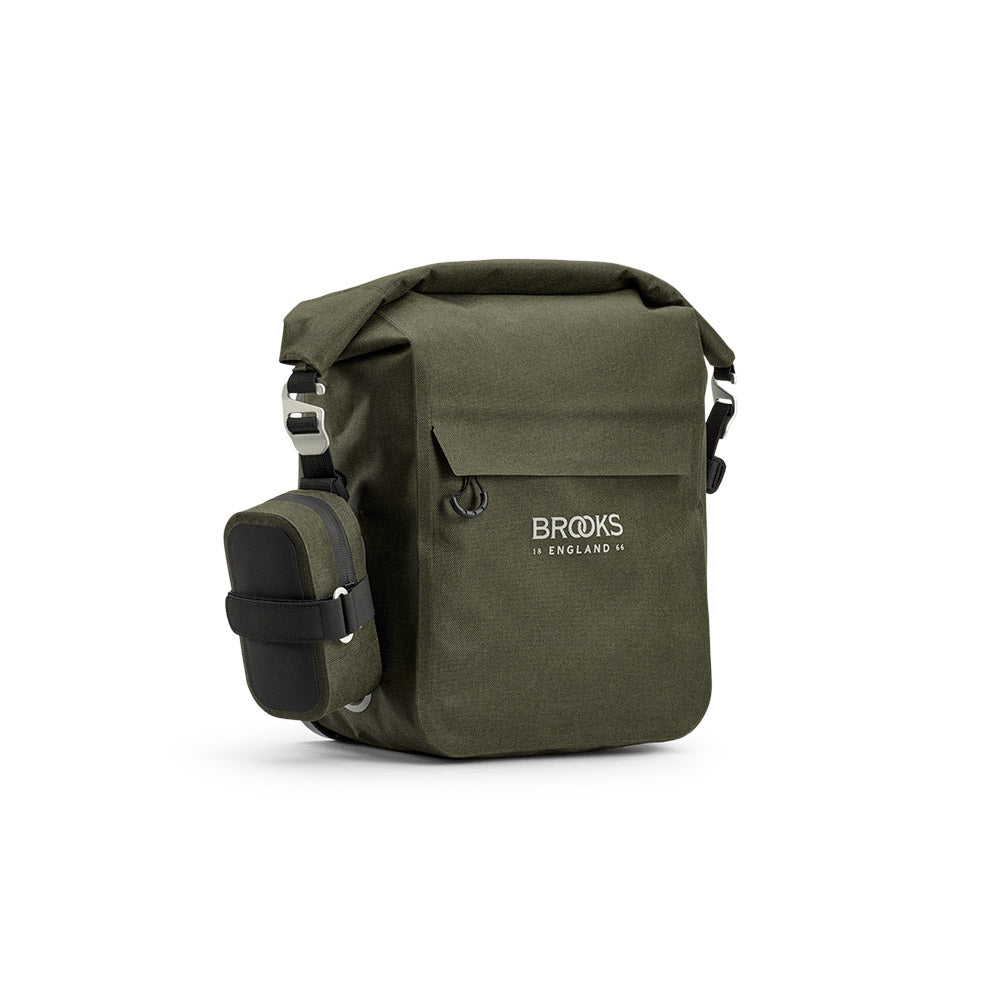 Scape Large Pannier Bag in Mud Green| Brooks England