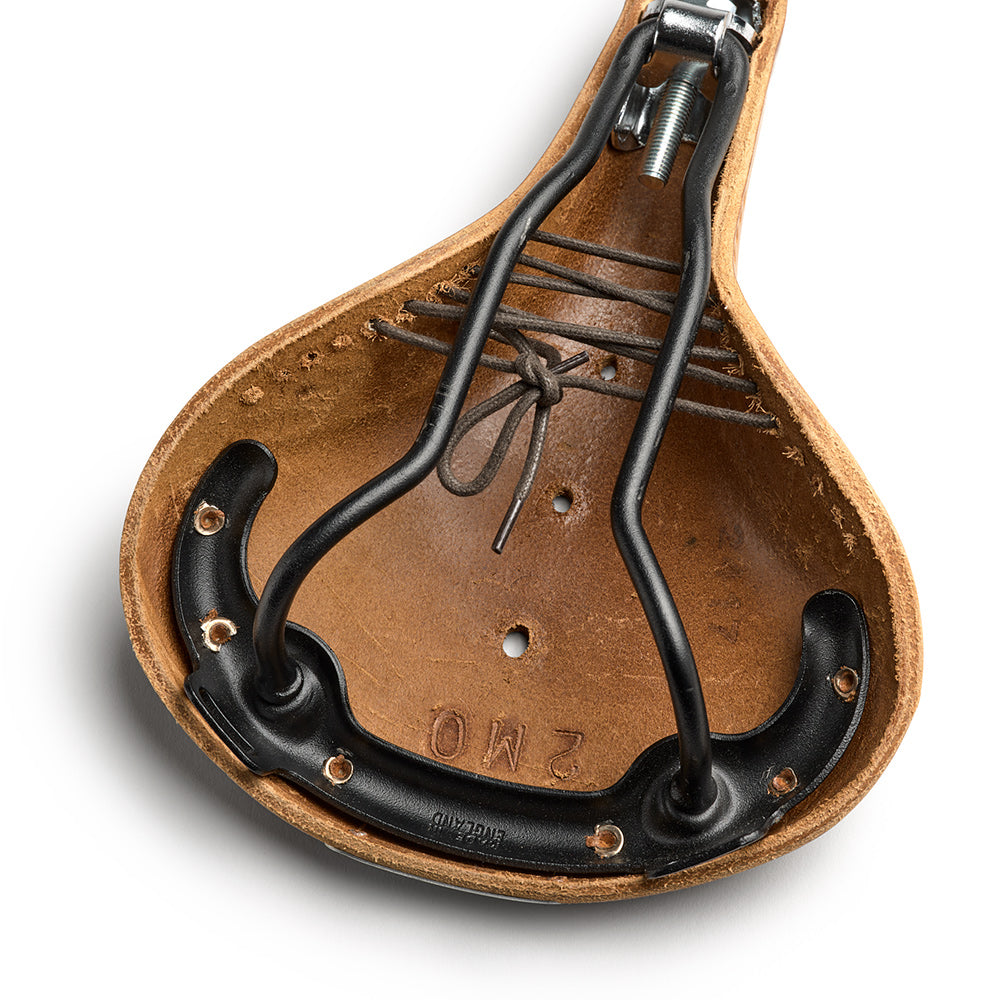B17 Softened Short Leather Saddle: Dark Tan Supple Seat | Brooks