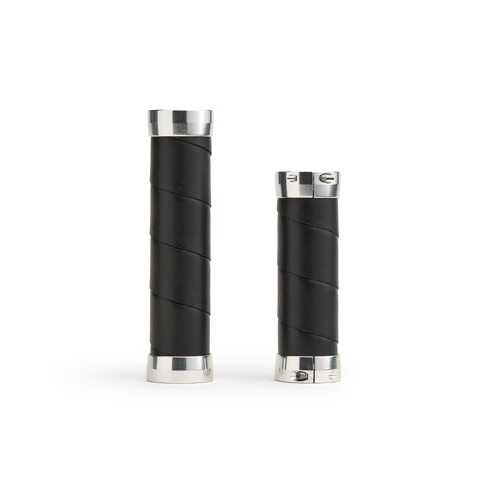 Black Slender Leather Grips | Brooks England