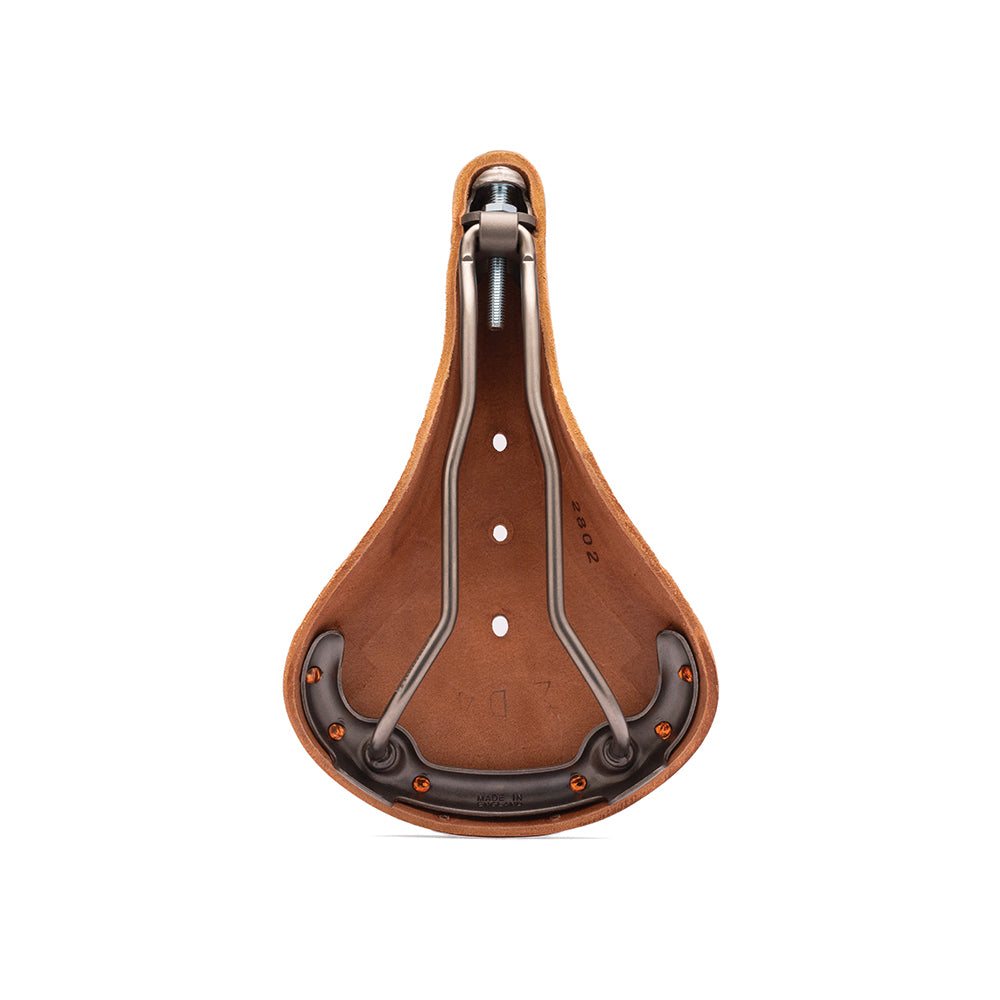 B17 Special Titanium Leder Sattel: Brauner Touring-Sitz