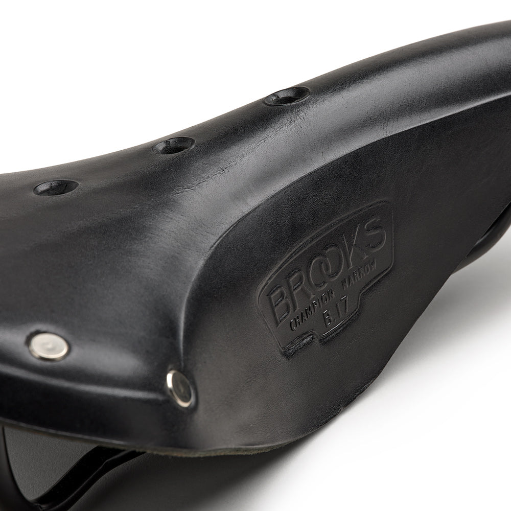 BROOKS CHAMPION NARROW B-17 サドル B17 Narrow Leather Bike Saddle: Black Sporty Touring Seat | Brooks