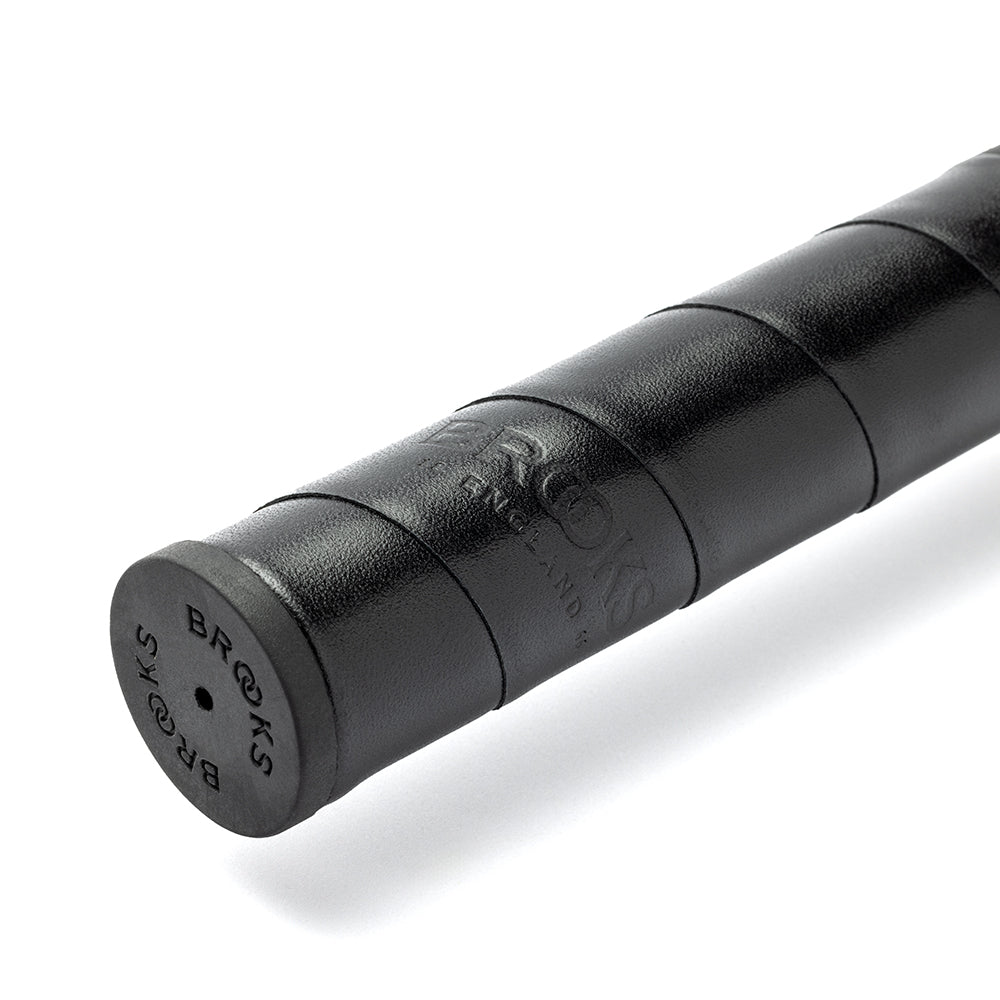 Black Willow Leather Grips for flat handlebars | Brooks England