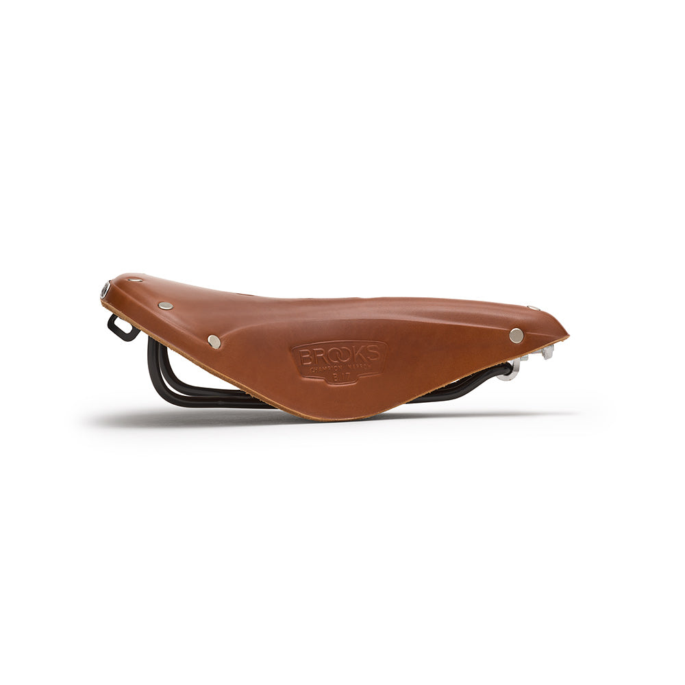 B17 Narrow Leather Bike Saddle: Honey Sporty Touring Seat | Brooks