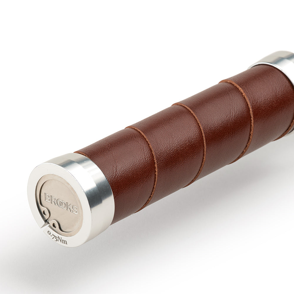 Slender Leather Grips Brown - Grips - Brooks England - 2