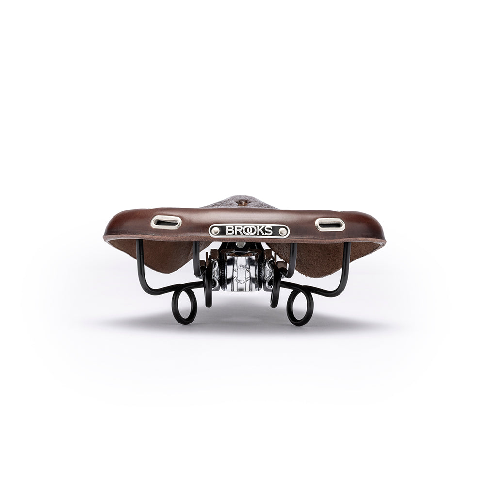 B18: Leather Saddle with Twin Springs | Brooks England