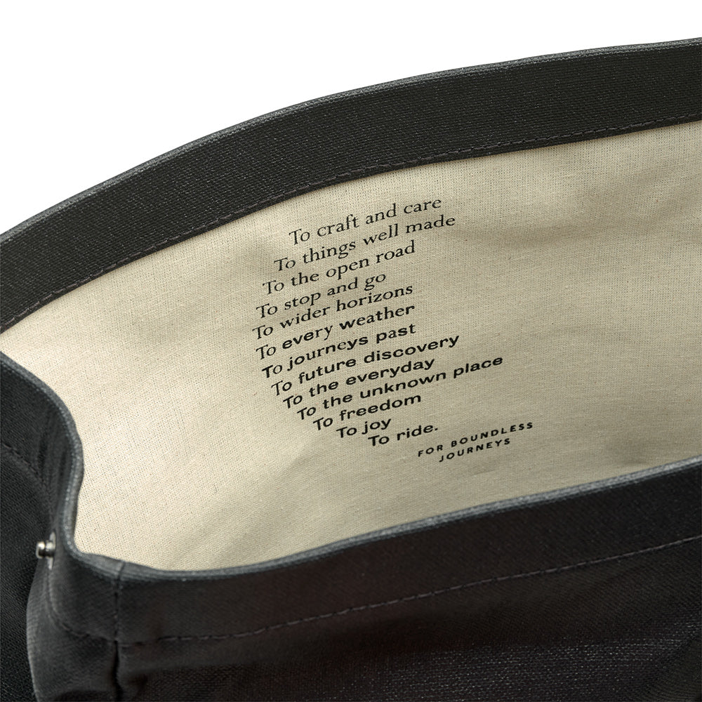 Black Pickwick Cotton Canvas Backpack | Brooks England