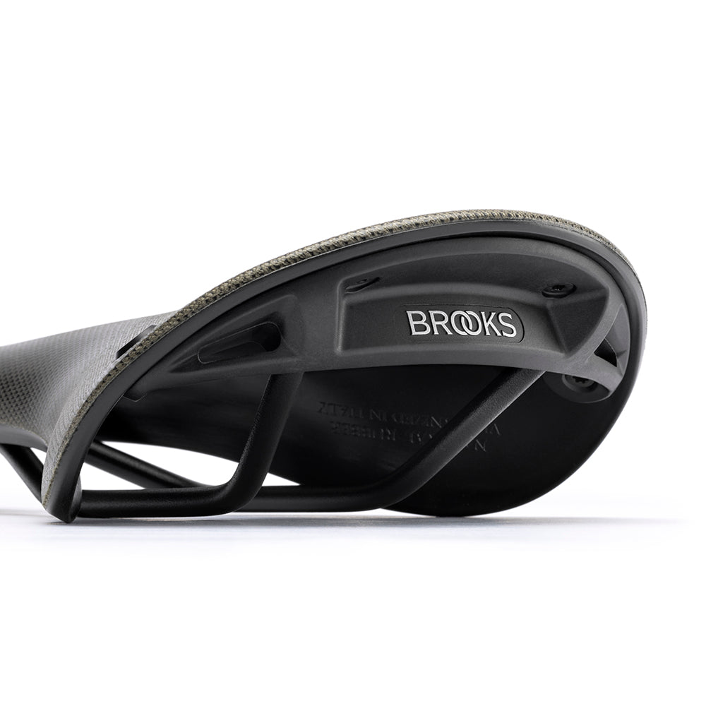 パーツ BROOKS C17 Cambium Carved C17 Carved: Mud Green Gravel saddle with hole | Brooks England