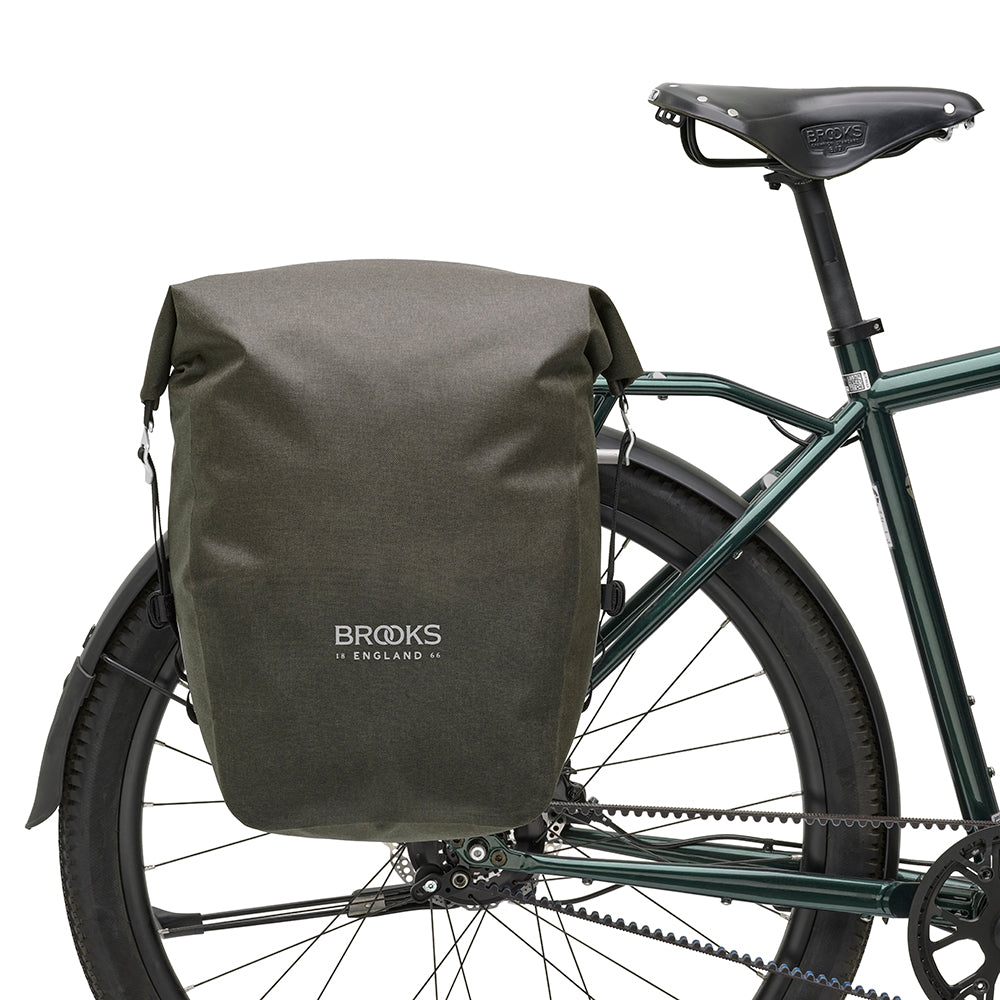 Scape Large Pannier Bag in Mud Green| Brooks England