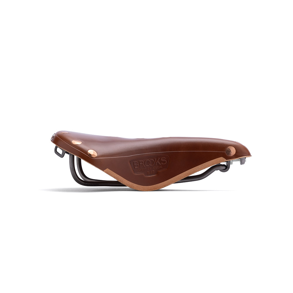 B17 Special Titanium Leather Saddle: Honey Touring Seat | Brooks