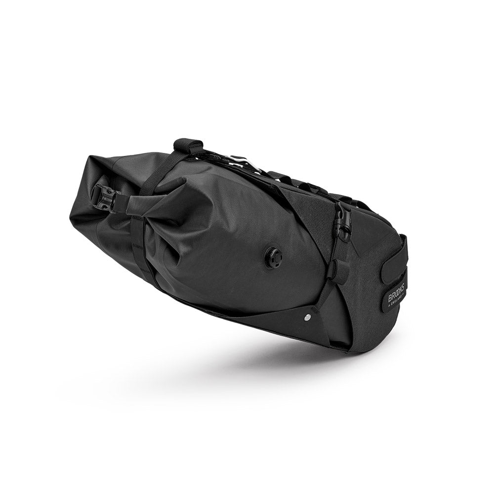 BROOKS サイクルバッグ　ブラック Scape Seat Bag: Black Waterproof Bikepacking Bag | Brooks England