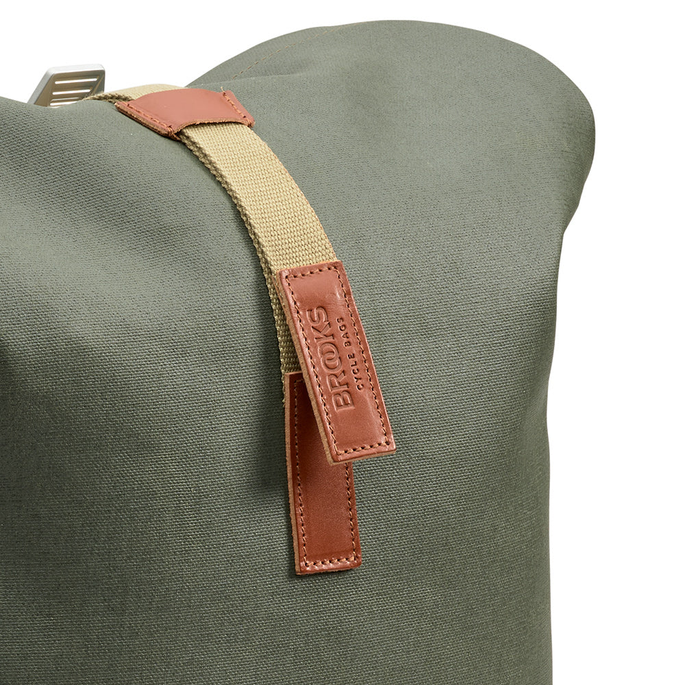 Sage Green Pickwick Cotton Canvas Backpack