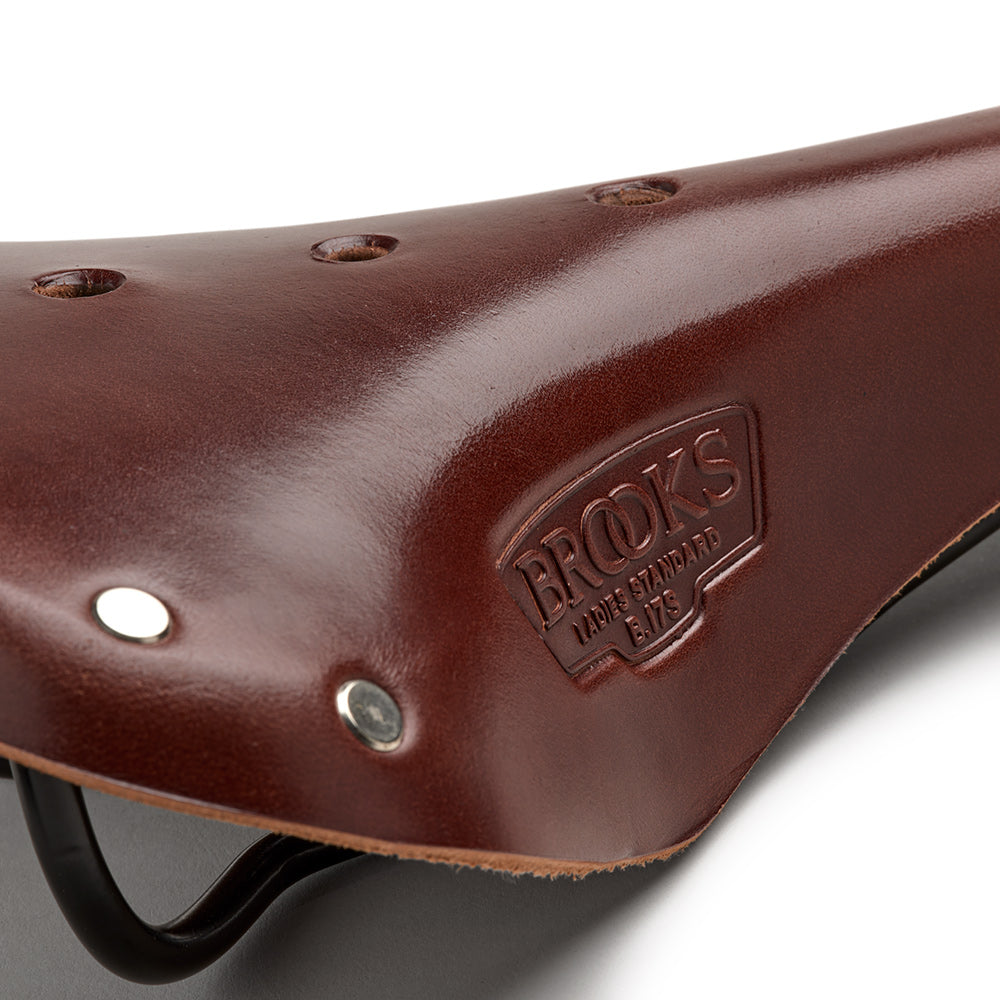 B17 Short Leder Fahrradsattel: Brauner Damensitz für Touring