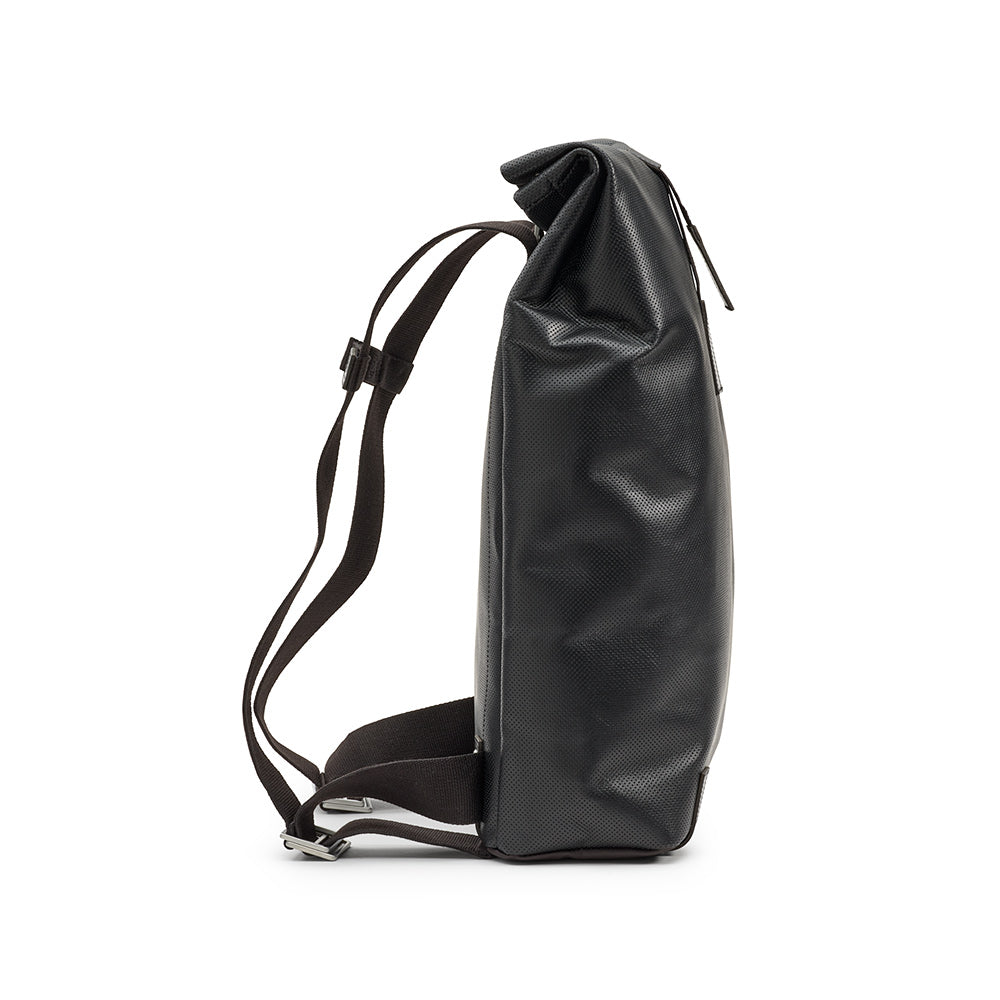 brooks england pickwick small perforated leather backpack - youll find a dedicated pocket for a 13 or 15 laptop Backpacks: Pickwick roll top backpacks
