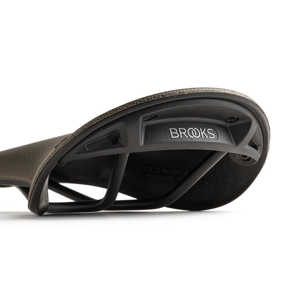 C17: Mud Green Cambium Bike Saddle | Brooks England