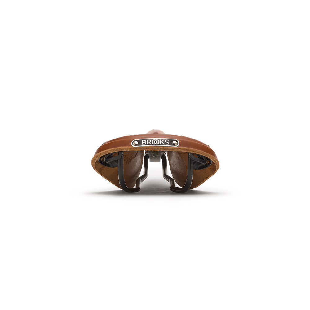 B17 Narrow Leather Bike Saddle: Honey Sporty Touring Seat | Brooks