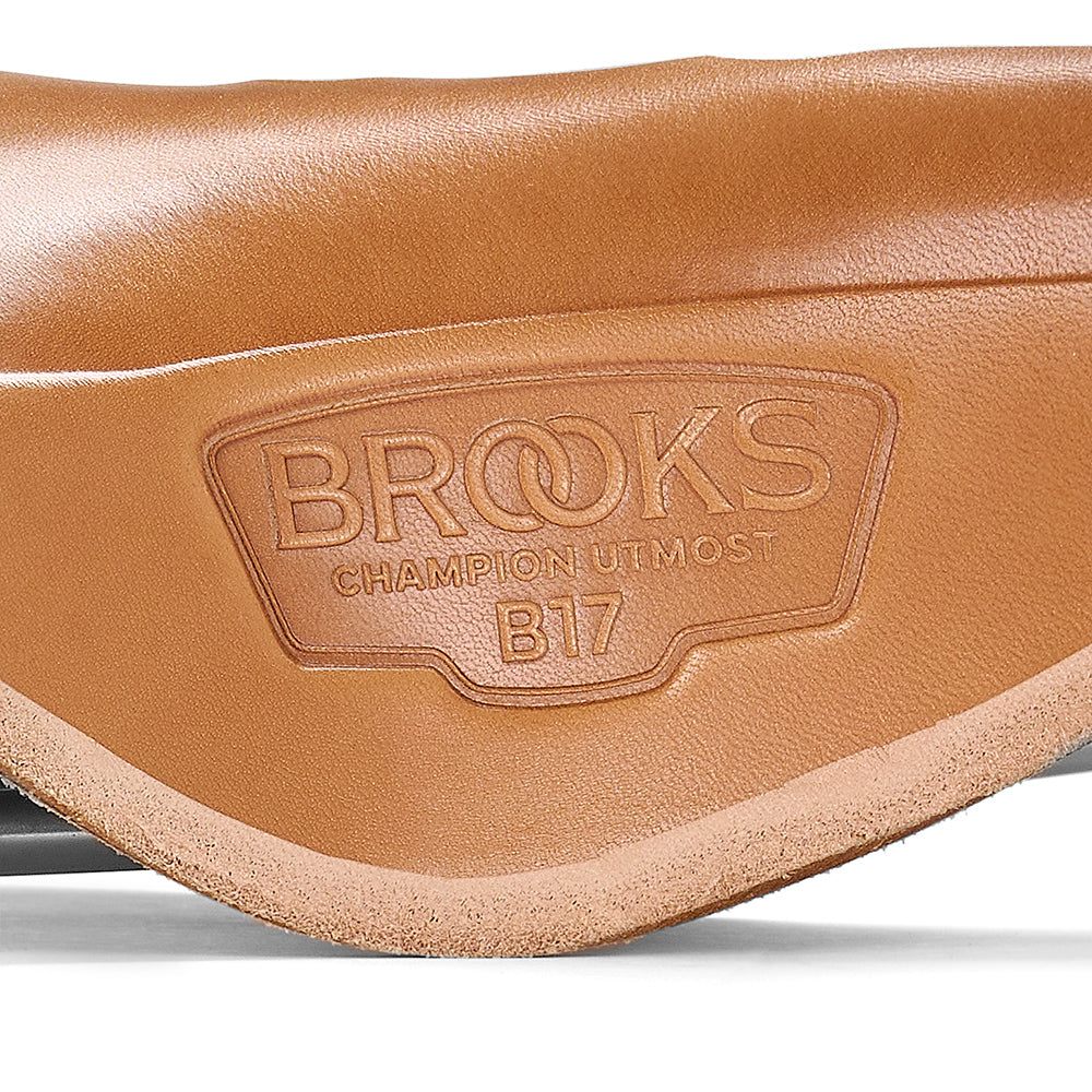 B17 Utmost Leather Saddle: Natural Leather Touring Seat | Brooks