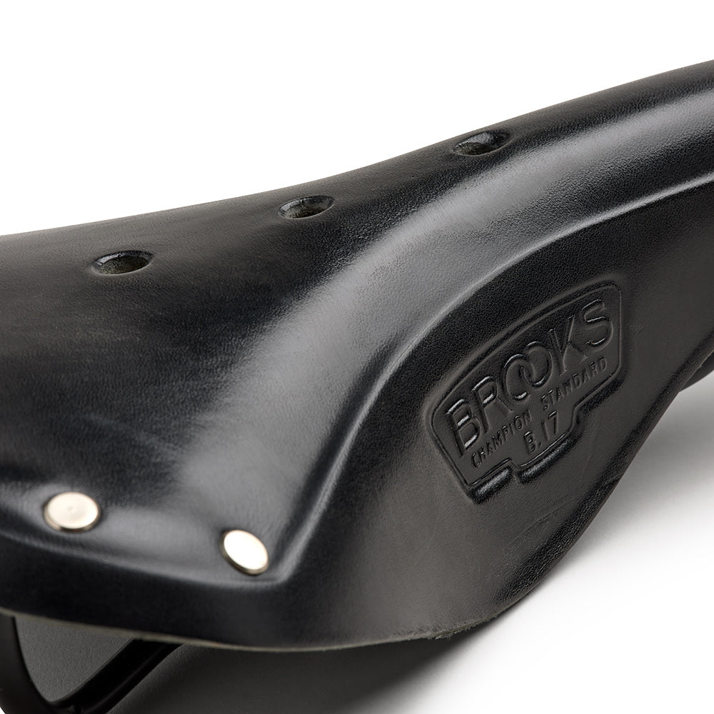 BROOKS B17 CHAMPION STANDARD サドル B17: Black Leather bike saddle for long distance |Brooks England
