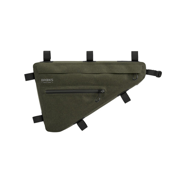 Mud Green Scape Full Frame Bag | Brooks England