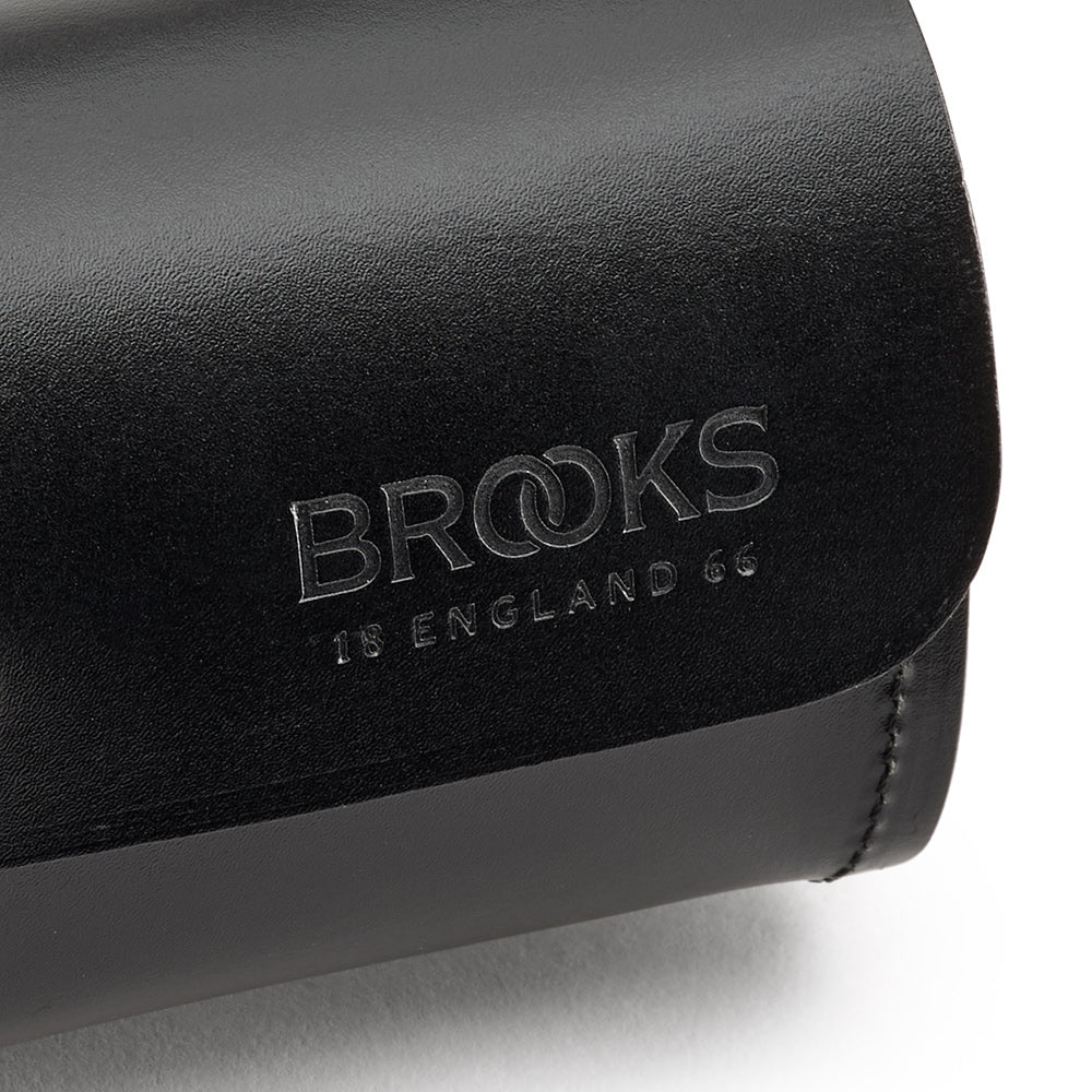 BROOKS ブラック レザー ツールケース Black Challenge Saddle Bag: Leather Tool Bag | Brooks England