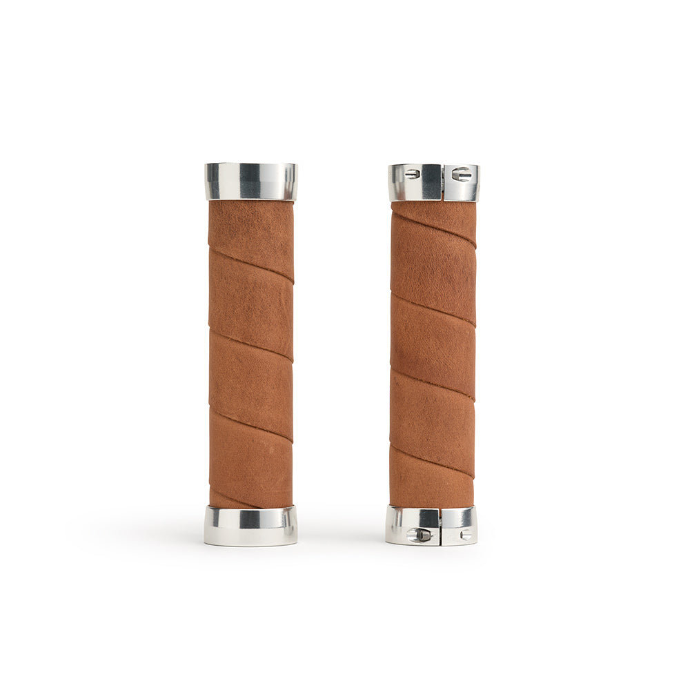 Black Slender Leather Grips | Brooks England