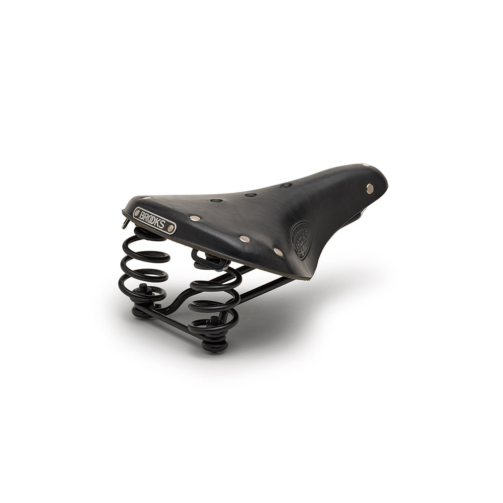 Brooks - Brooks England Flyer  サドル Flyer Short: Black Leather Bike Saddle | Brooks England
