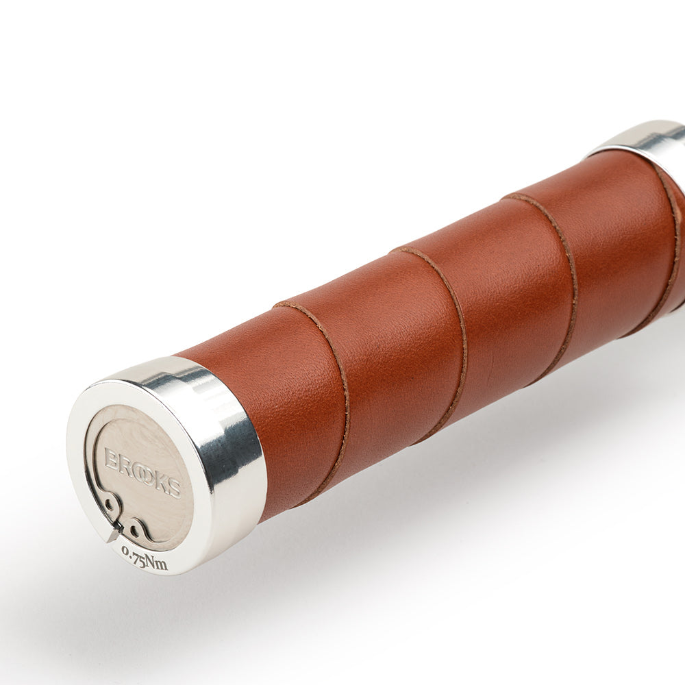 Honey Slender Leather Grips | Brooks England