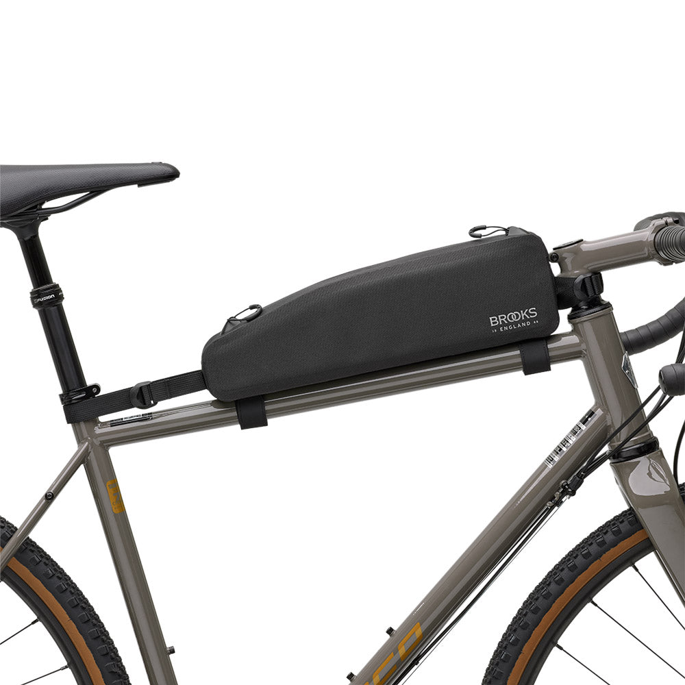 Black Scape Top Tube Bike Bag Long | Brooks England