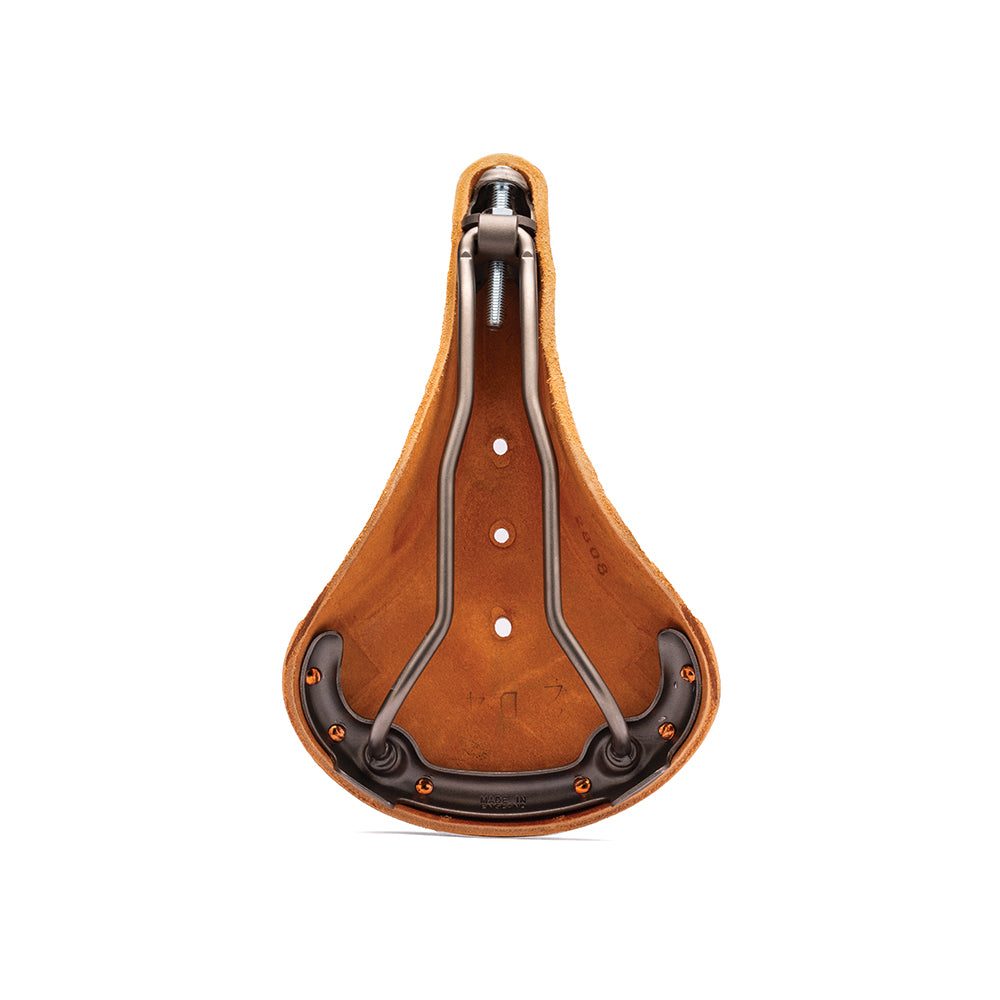 B17 Special Titanium Leather Saddle: Honey Touring Seat | Brooks