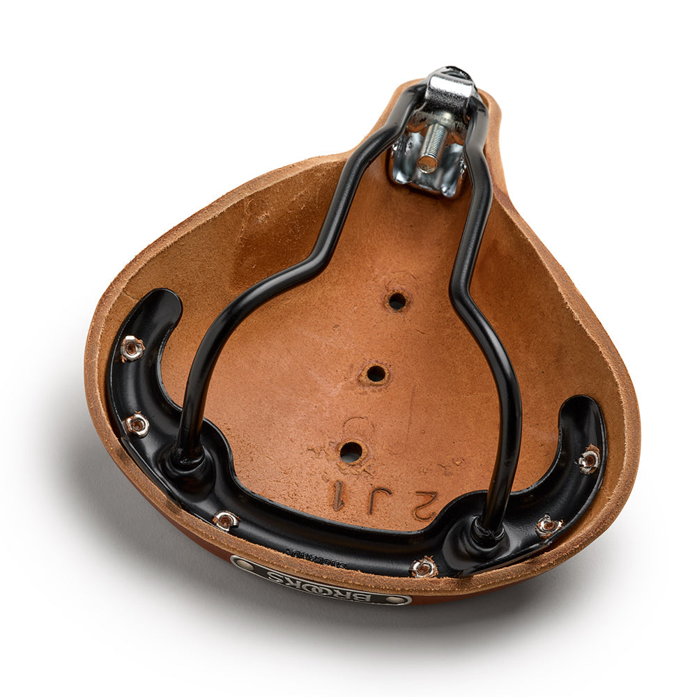 B17 Short Leather Bike Saddle: Honey Women's Touring Seat | Brooks