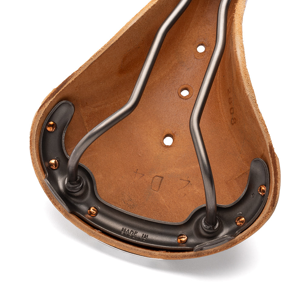 B17 Special Titanium Leather Saddle: Honey Touring Seat | Brooks