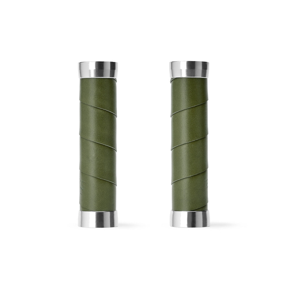 Slender Leather Grips Racing Green - Verstand - Brooks England - 1
