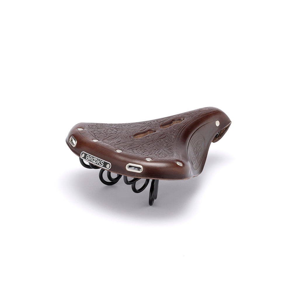 B18: Leather Saddle with Twin Springs | Brooks England