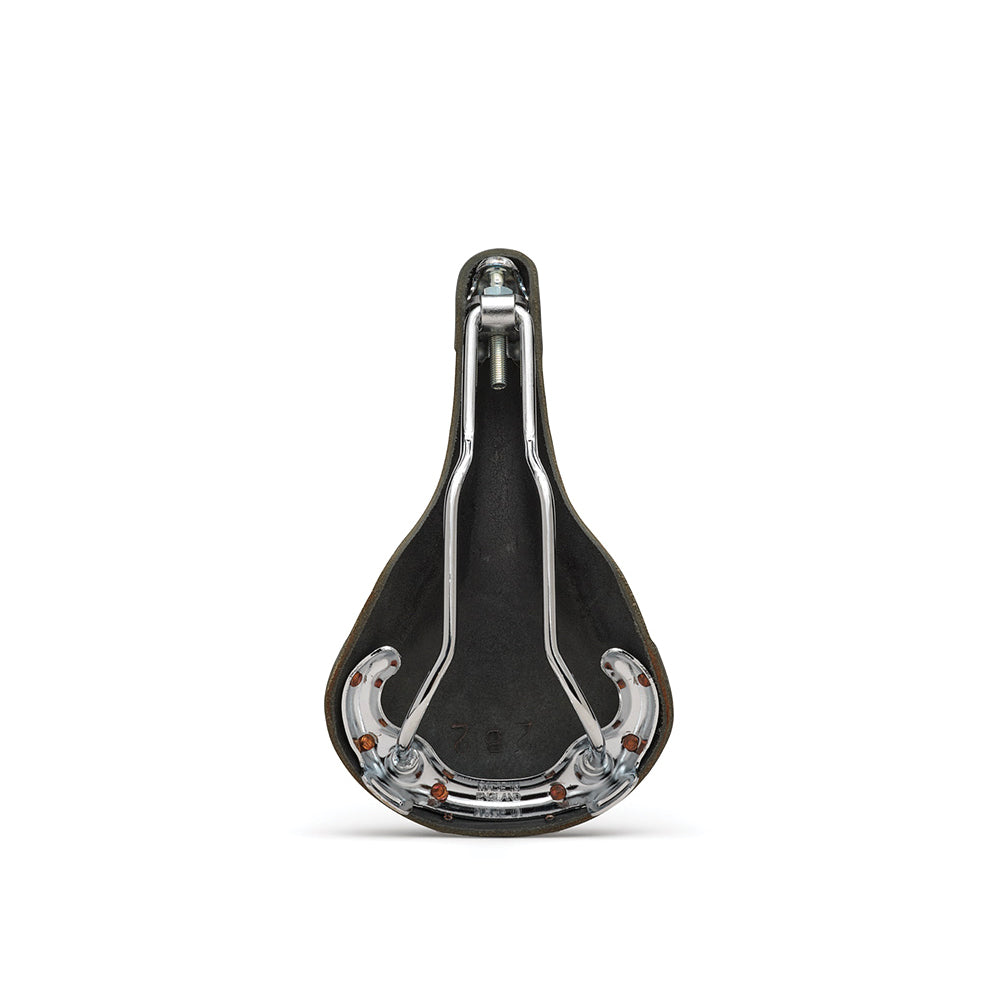 Swift Leather Bike Saddle: Schwarzer Rennsattel