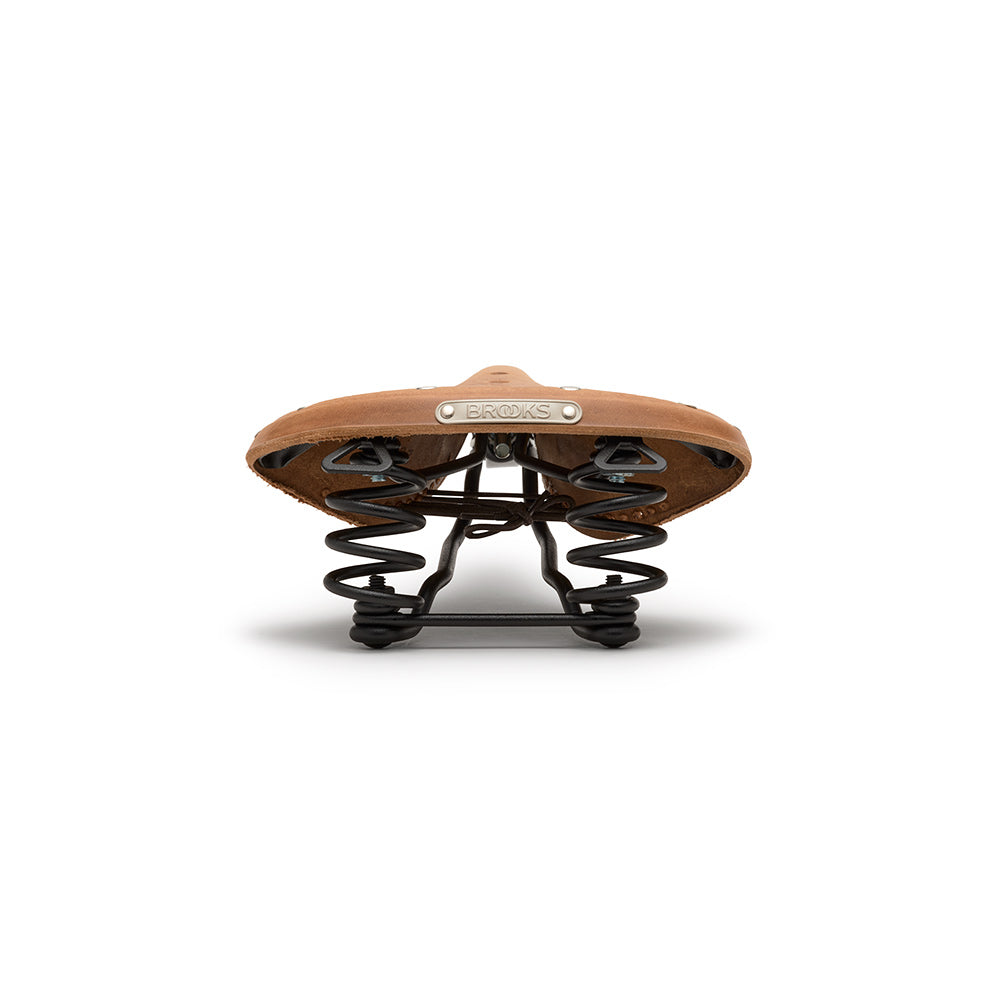 B67 Softened: Dark Tan Leather Bike Saddle | Brooks England
