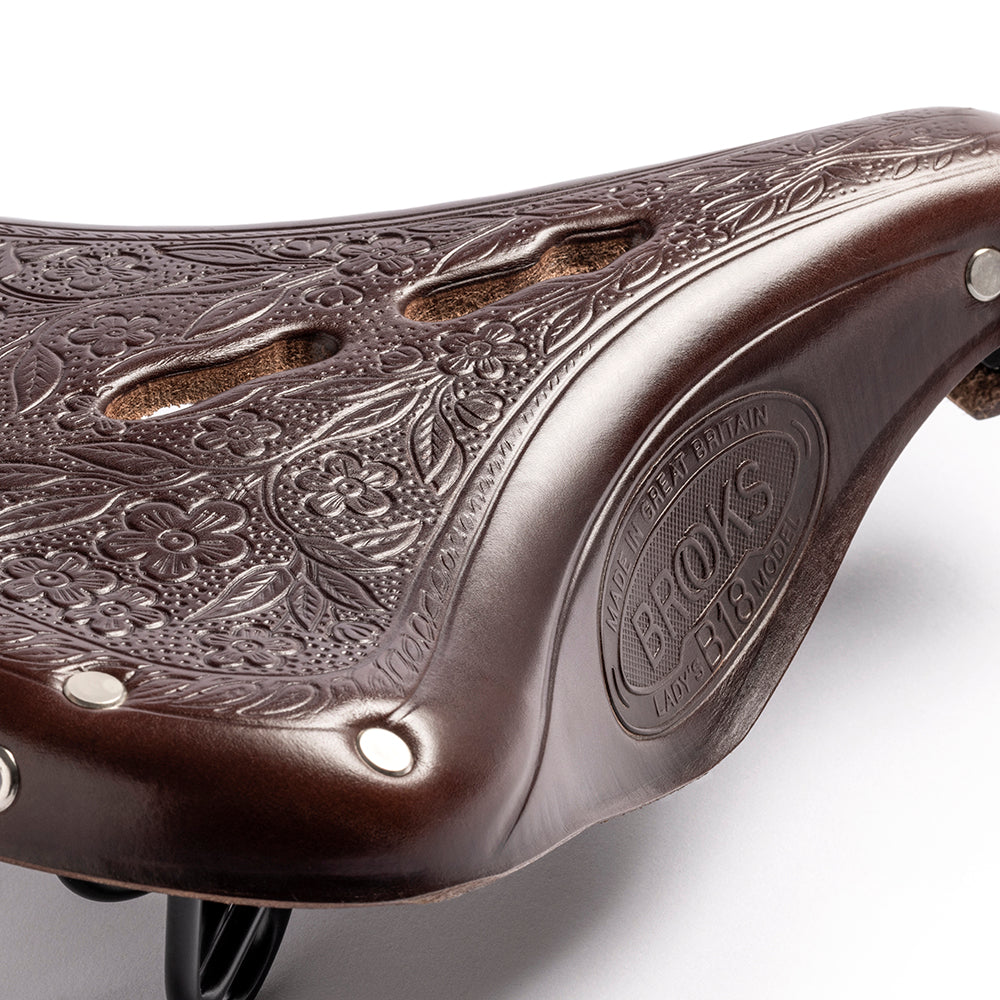 B18: Leather Saddle with Twin Springs | Brooks England