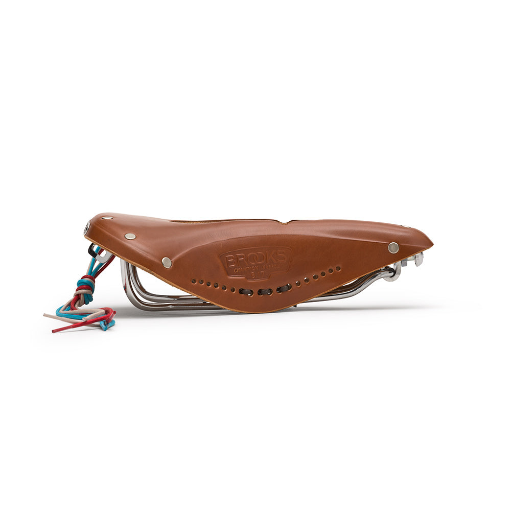 BROOKS B17 CARVED SHORT（Honey） B17 Narrow Carved Leather Saddle: Honey Slim Relief Seat | Brooks